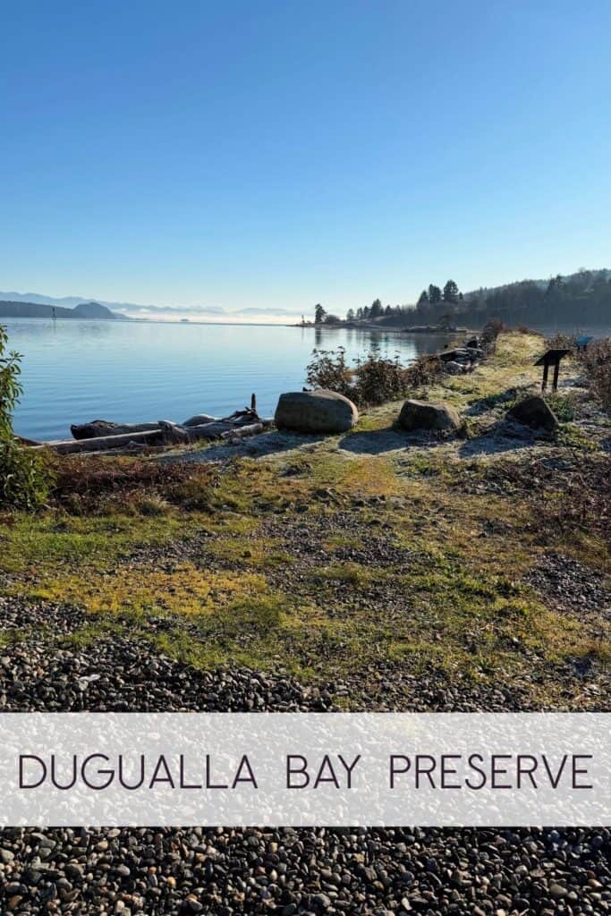 Dugualla Bay Preserve on Whidbey Island Calm water view at Dugualla Bay Preserve on Whidbey Island