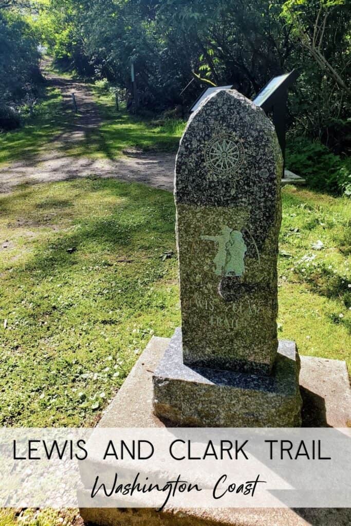 Cape Disappointment State Park | PNW Travel Girl A stone marker on the Lewis and Clark Trail at Cape Disappointment State Park