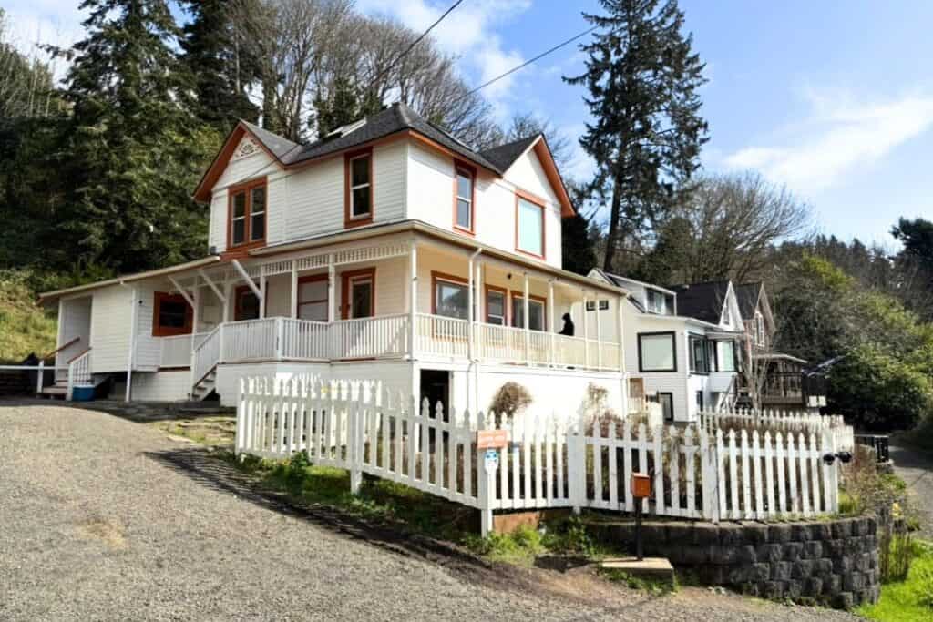 A historic, Victorian home used in the movie, The Goonies.