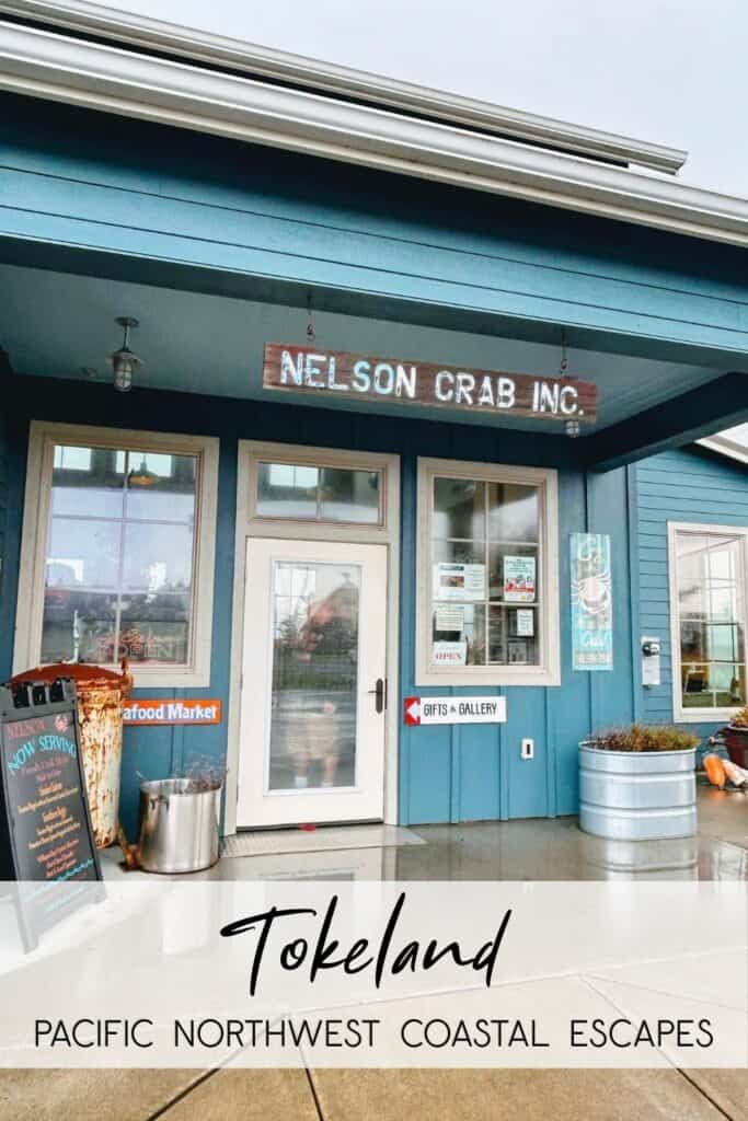 Nelson Crab Inc seafood market in Tokeland Washington on the Washington coast