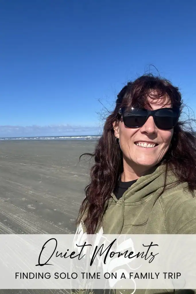 Morning beach walk in Moclips Washington during a family vacation